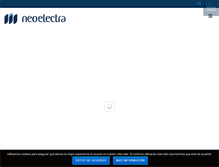 Tablet Screenshot of neoelectra.es